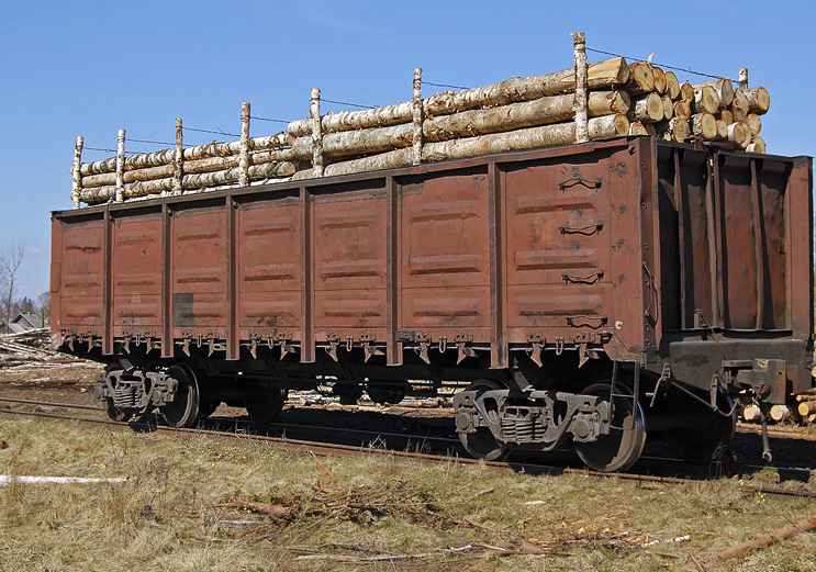Перевозка ЛЕСА вагонами из станции Грязовец в Мышкина