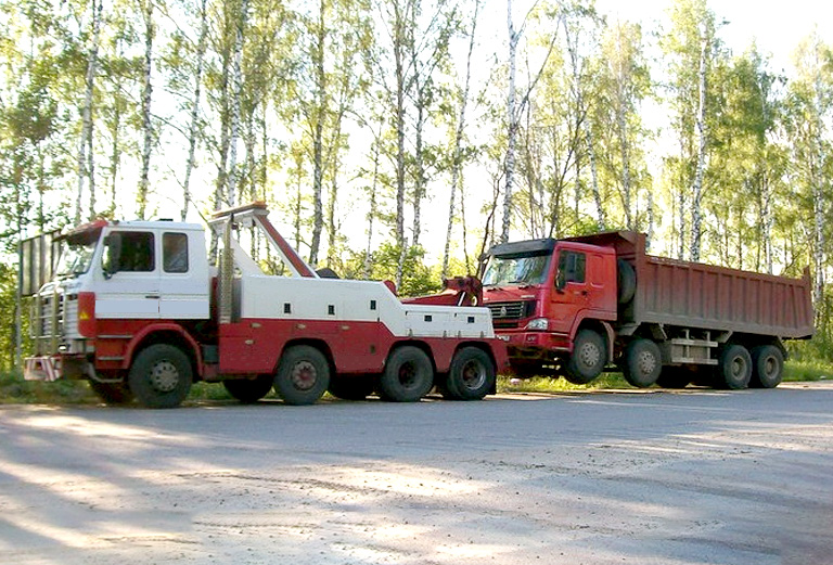 Буксировка грузовика из Мурманска в Красногорска